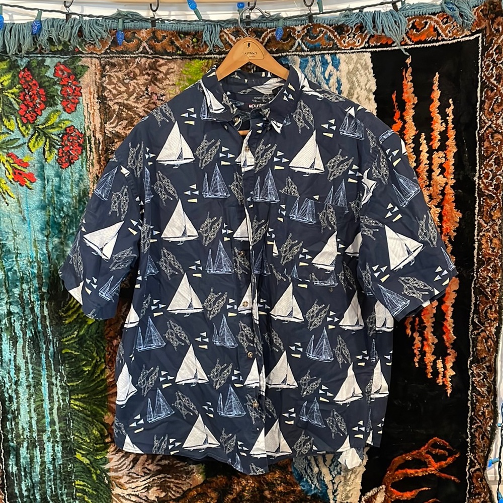 Puritan sailor button up 2XL